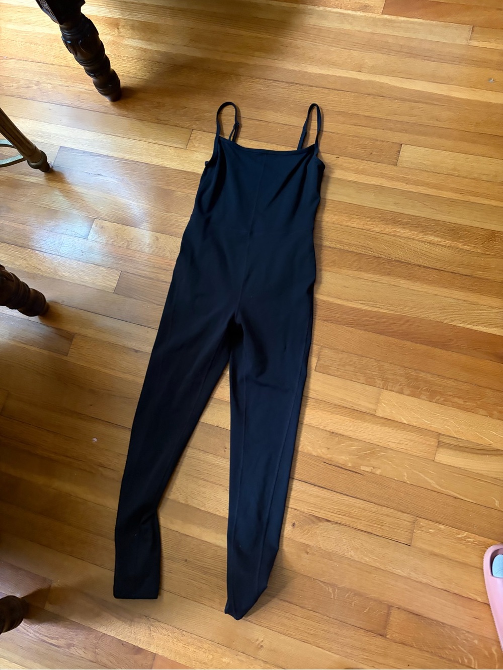 Wilfred Black Slim-Strap Jumpsuit